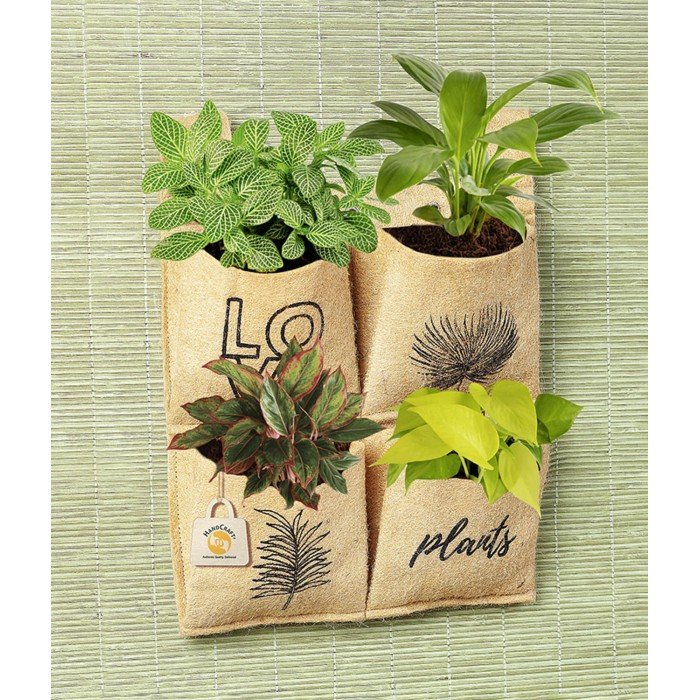 Buy Wholesale China Wall Hanging Planting Bags Flower Pot Grow Bag