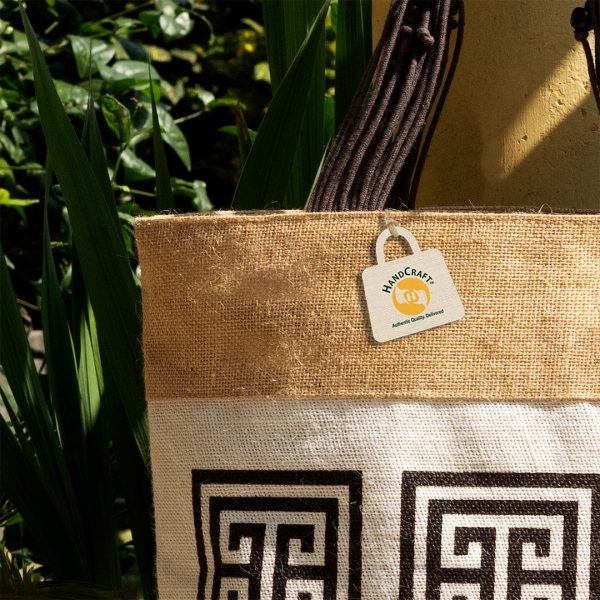 ◆JILLSTUART◆[SUMMER JUTE] Brown jute canvas book tote bag Striped Summer Canvas Jute Tote Bag - Etsy