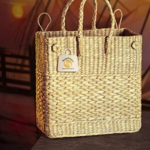 Hand Woven Basket Bag - 005