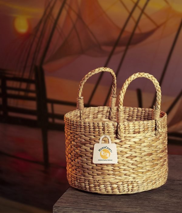 Hand Woven Basket Bag Exporter - 016 - handcraftCustom.com