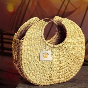 Hand Woven Basket Bag - 019