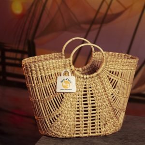 Hand Woven Basket Bag - 020