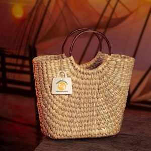 Hand Woven Basket Bag - 021