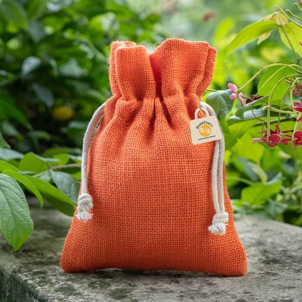 30x Small Burlap Natural Linen Jute Sack Jewelry Pouch Drawstring Gift Bags  Xmas