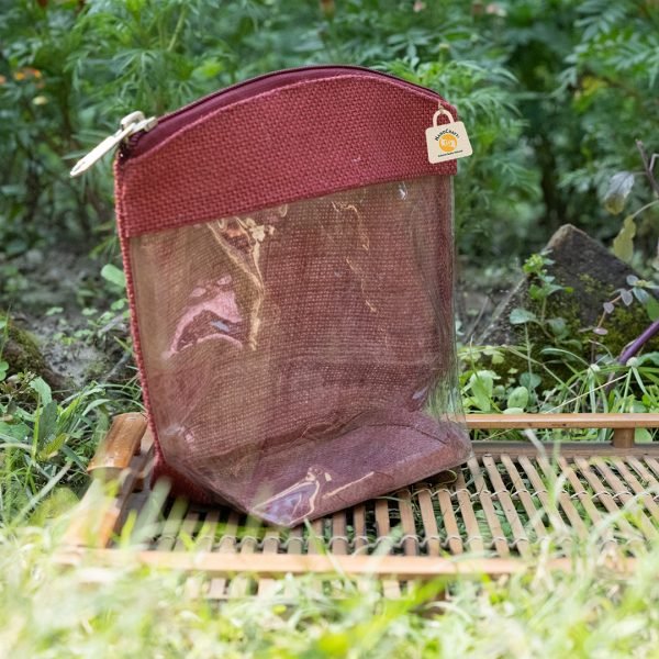 Jute Gift Bag With Window - WI - 002 A_01