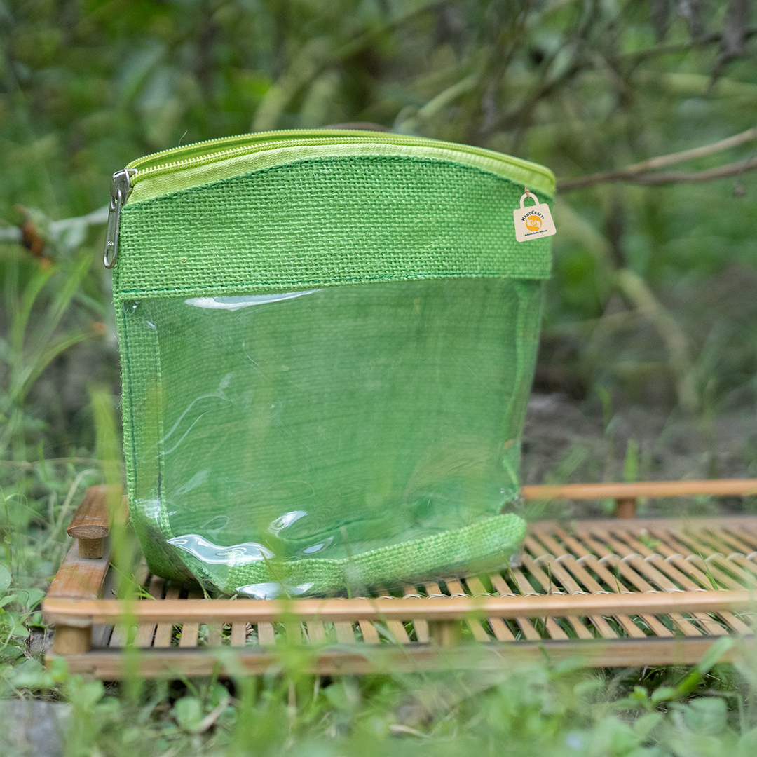 Jute Gift Bag With Window Manufacturer WI 002 E