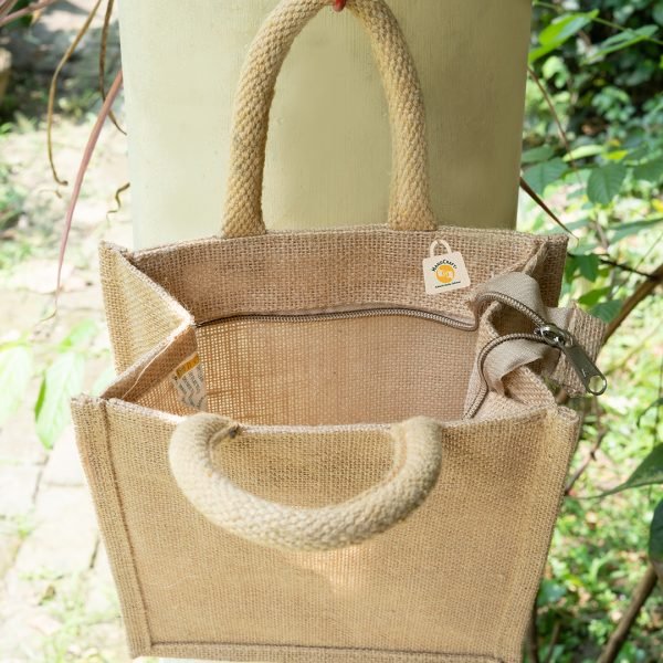 Plain hot sale jute bags