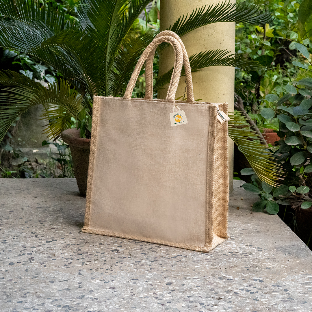 Natural Plain Jute Bag Manufacturer PL 009
