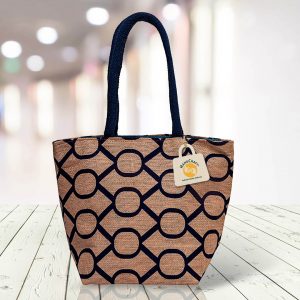 Printed Jute Bag - FL - 013