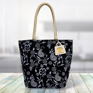 Printed Jute Bag - FL - 014 B
