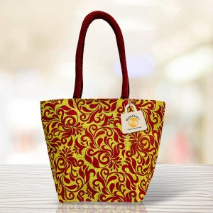 Printed Jute Bag - FL - 015 B