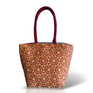 Printed Jute Bag - FL - 016 B