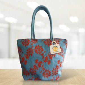 Printed Jute Bag - FL - 018 A