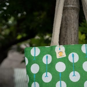 Printed Jute Bag - FL - 019 A_1