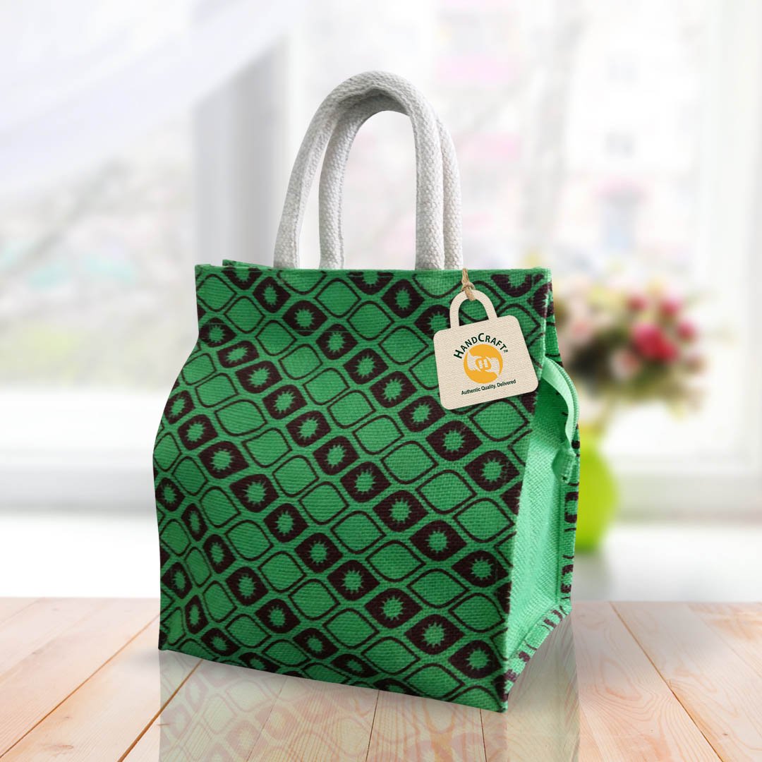 Small Jute Bag With Zip Manufacturer Fs 017 B