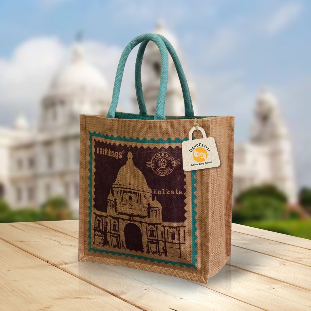 Short Cotton Padded Natural Plain Jute Bag at Rs 55/piece in Ahmedabad |  ID: 20434830973
