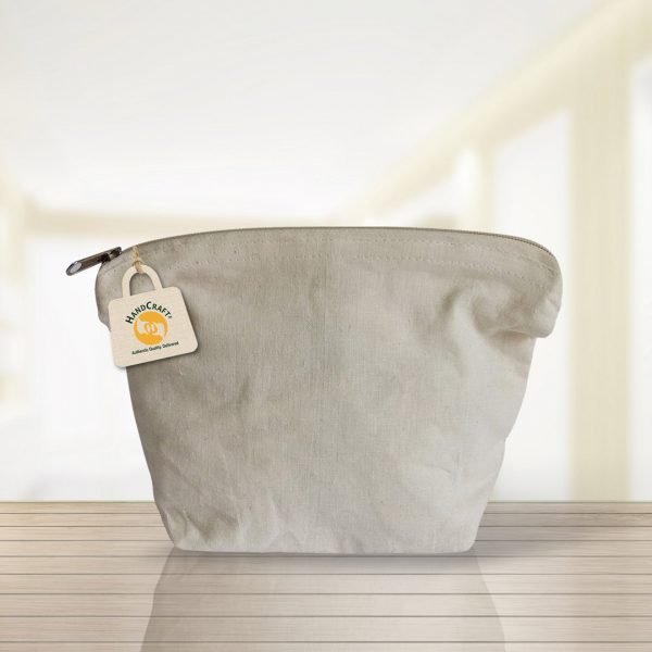 Cotton Canvas Zipper Pouch Bags Manufacturer