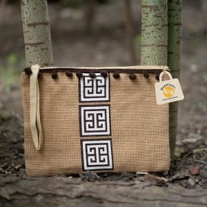 Zip Jute Pouch - JP 016 B