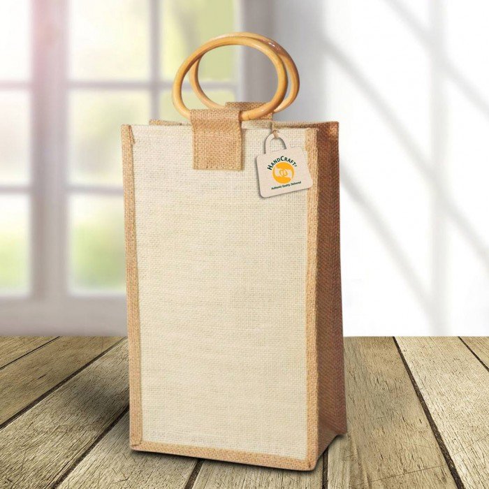 Cane Handle Jute Bag Manufacturer 014 handcraftCustom