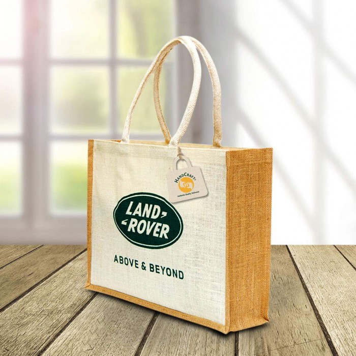 Jute Bag With Logo Manufacturer - 004 - handcraftCustom.com