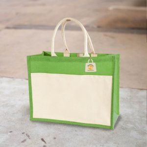 jute-bag-with-pocket-green