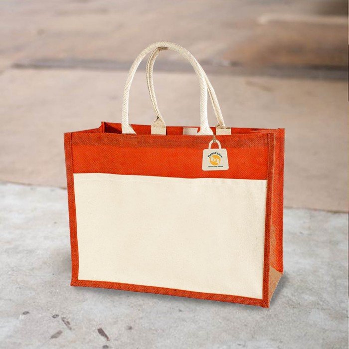 Japan Used Mens Bag] Castelbajac Nice Tote Bag 038512 Orange