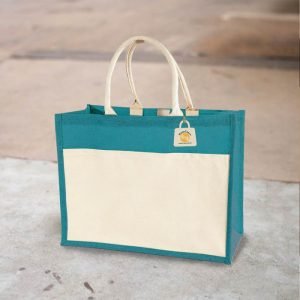 jute-bag-with-pocket-turquoise-blue