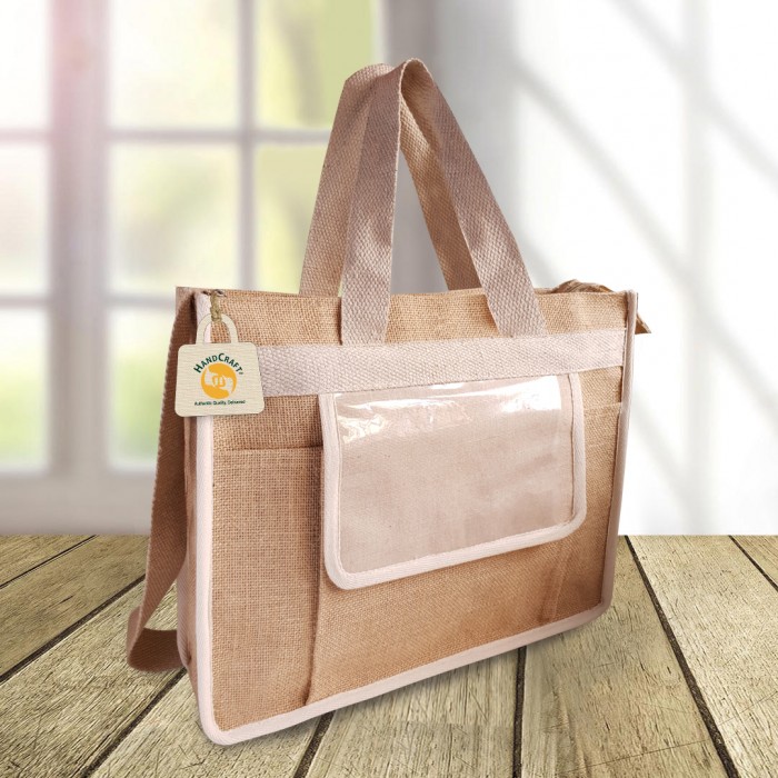 Jute Conference Bag Manufacturer - 008 - handcraftCustom.com