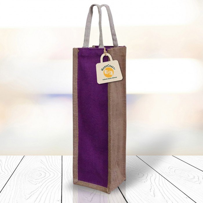 Jute Water Bottle Bags