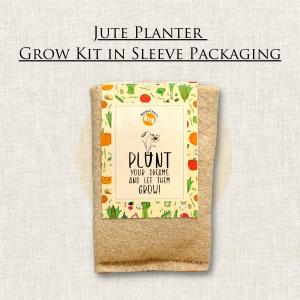 1 Sleeve Jute Microgreen Gardening Kit