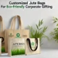 Eco-friendly customized jute bags for corporate gifting