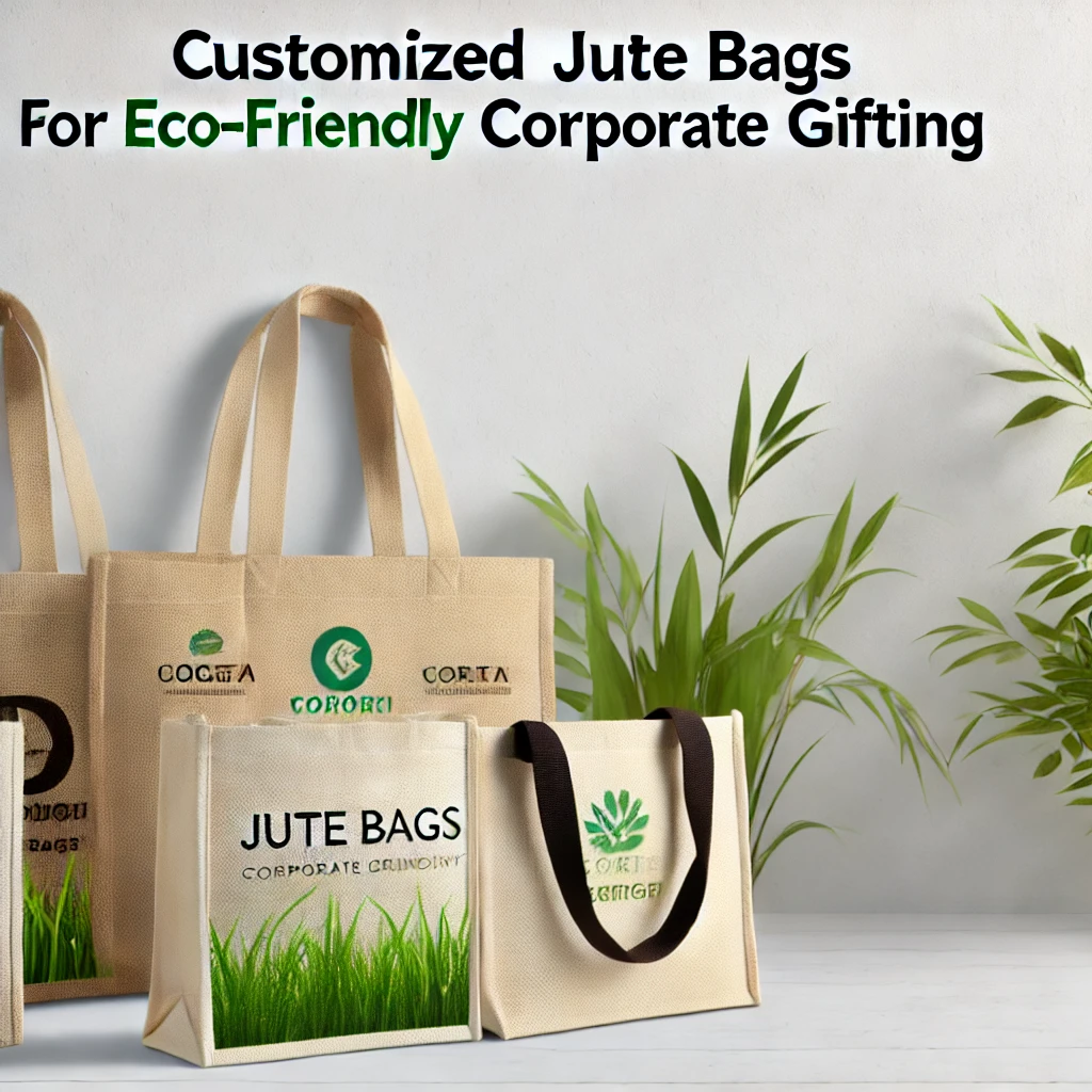 Eco-friendly customized jute bags for corporate gifting