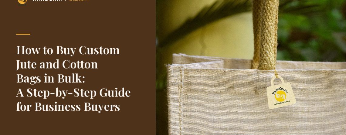 Natural Plain Jute Bag by HANDCRAFT, for a bulk business order