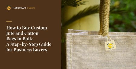 Natural Plain Jute Bag by HANDCRAFT, for a bulk business order