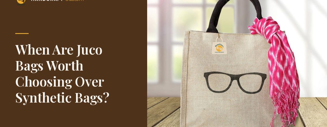 Juco Bag by HANDCRAFT, premium juco fabric for niche gifting