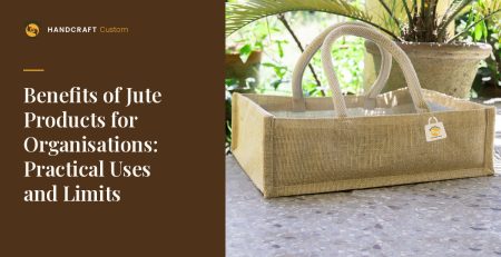Jute Tray Bag by HANDCRAFT, jute product for organisational use