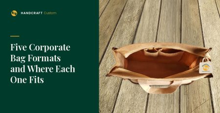 Jute Conference Bag by HANDCRAFT, corporate bag format