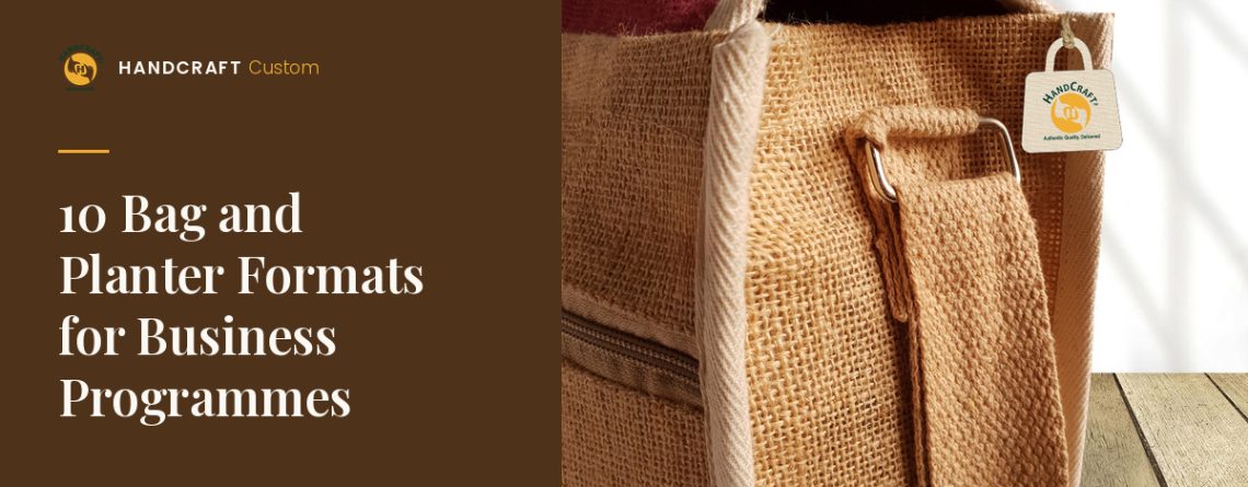 Side view of a natural jute sling bag with cream trim, a maroon interior, a zip pocket and a strap fitted through a metal loop.