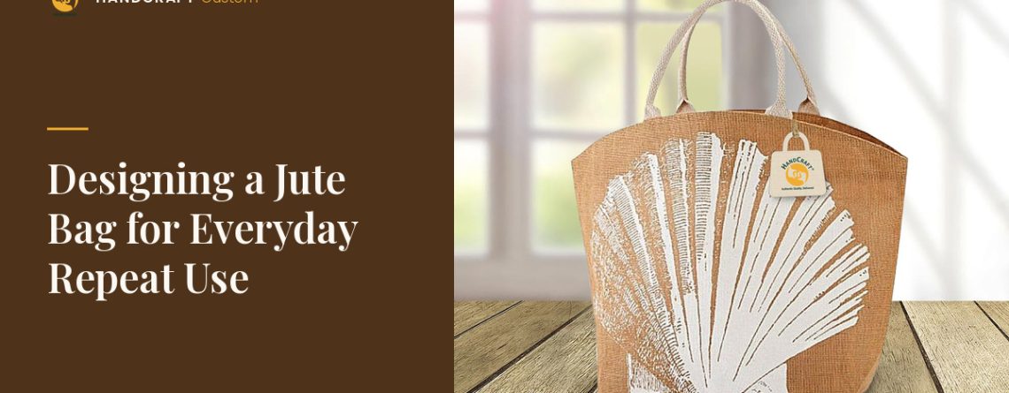 Jute Tote Bag by HANDCRAFT, designed for everyday repeat use