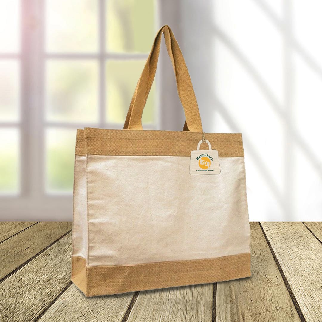 Natural undyed jute bag
