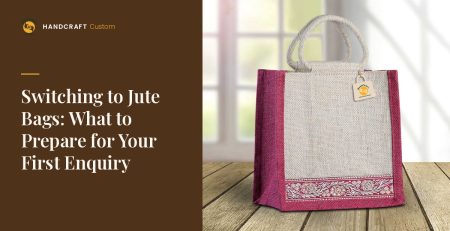 Small Jute Bag by HANDCRAFT, first jute bag order