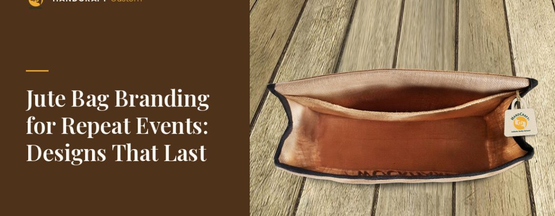 Jute Conference Bag by HANDCRAFT, conference bag for repeat events