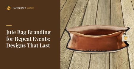 Jute Conference Bag by HANDCRAFT, conference bag for repeat events