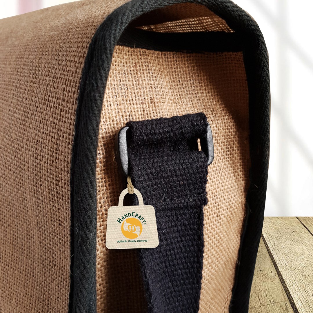 Close-up of a dark strap and buckle.