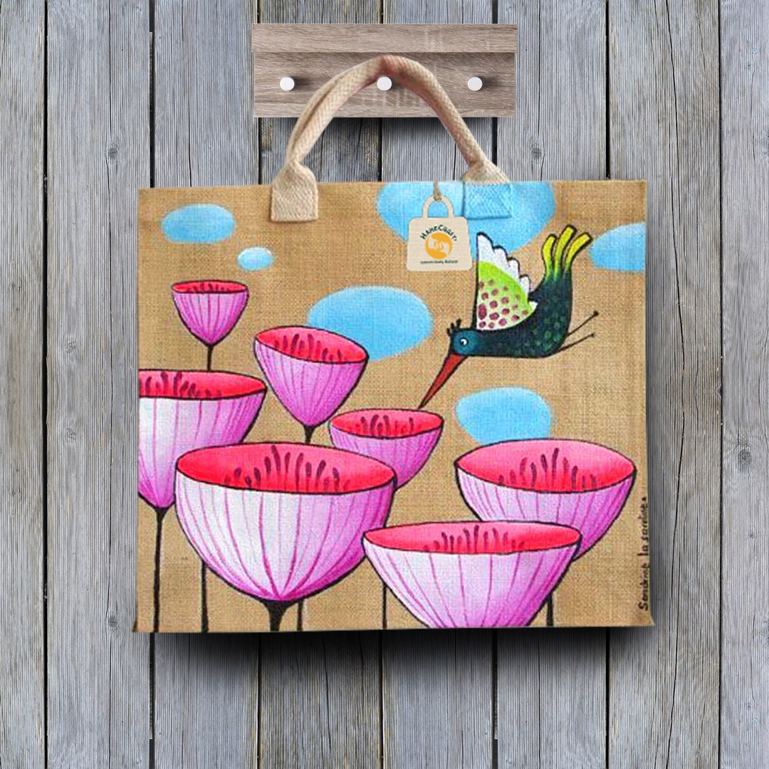 Artwork on jute