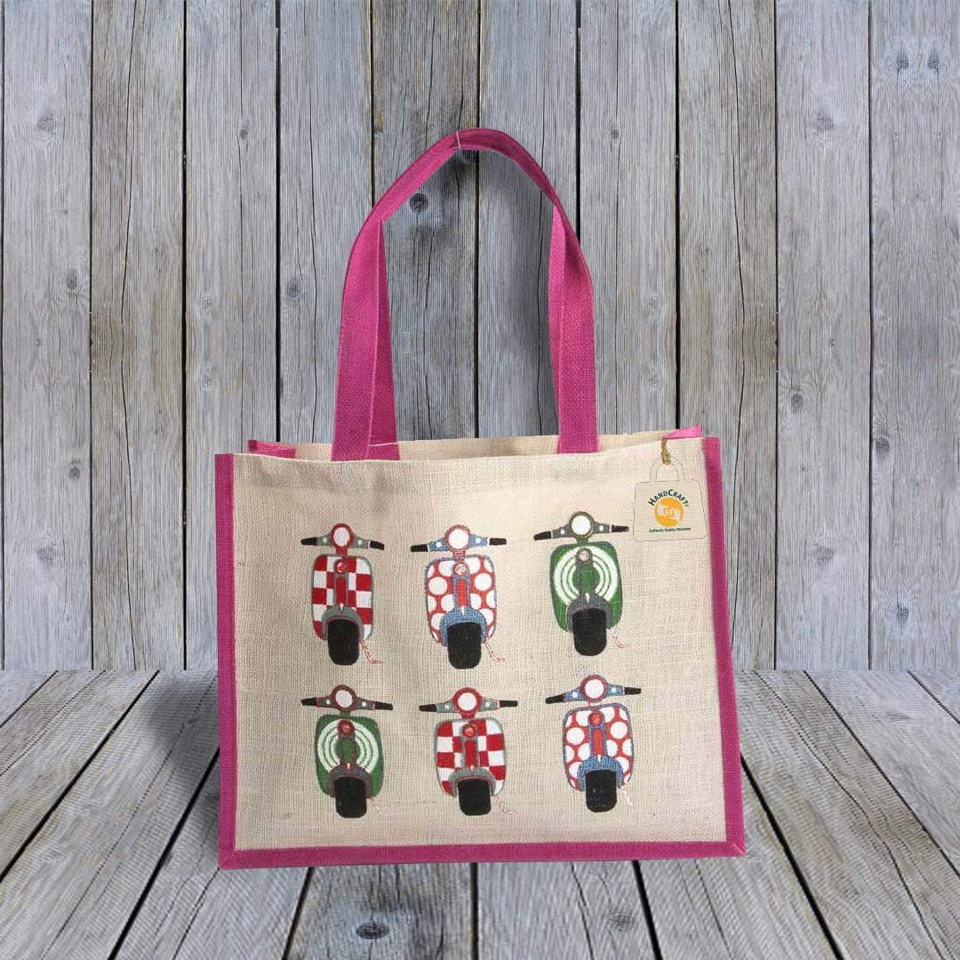 Jute fabric and colour