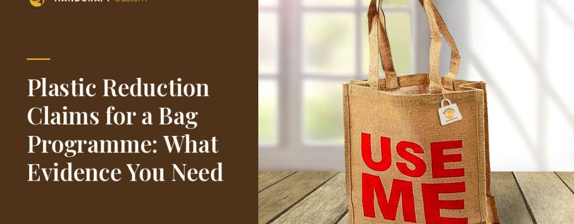 Jute Carry Bag by HANDCRAFT, reusable bag replacing plastic