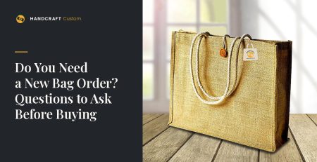 Big Jute Bag by HANDCRAFT, bag options before placing a new order